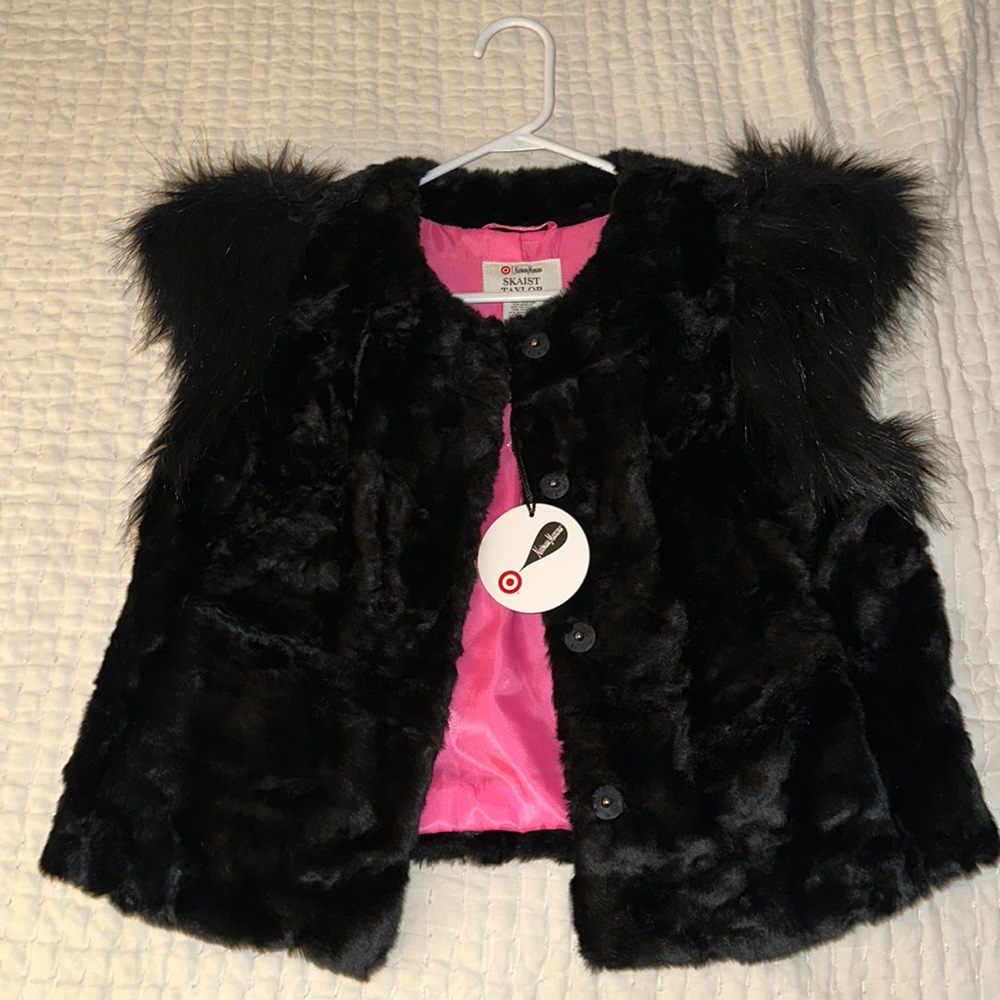 Faux fur vest
